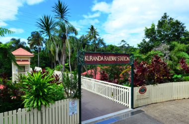 Kuranda tren istasyonu Queenland Avustralya