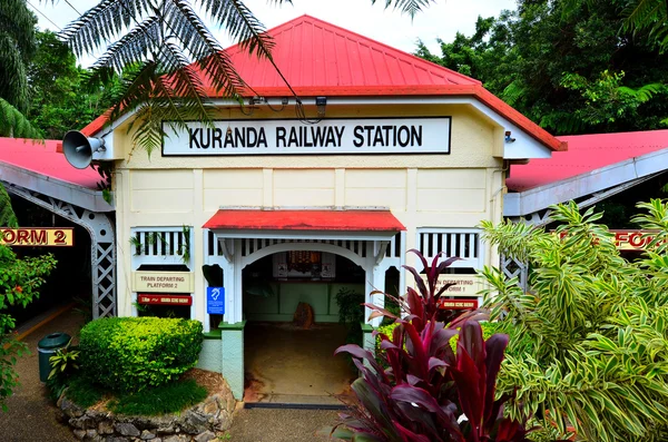 Kuranda bahnhof in queenland australien — Stockfoto