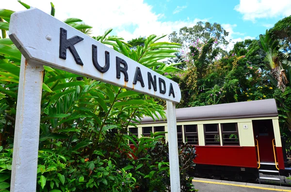 Kuranda tågstation i Queenland Australien — Stockfoto