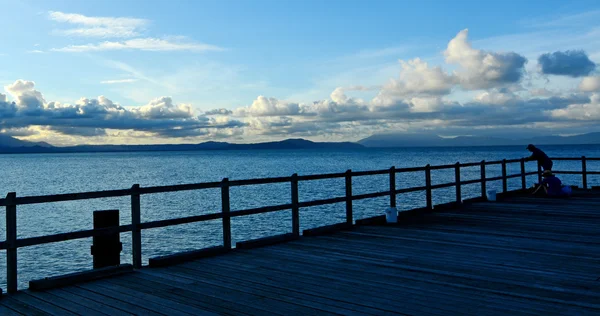 Visser visserij in Port Douglas Queensland Australië — Stockfoto