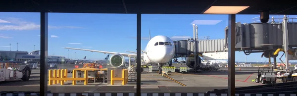 De luchthaven van Auckland, Nieuw-Zeeland — Stockfoto