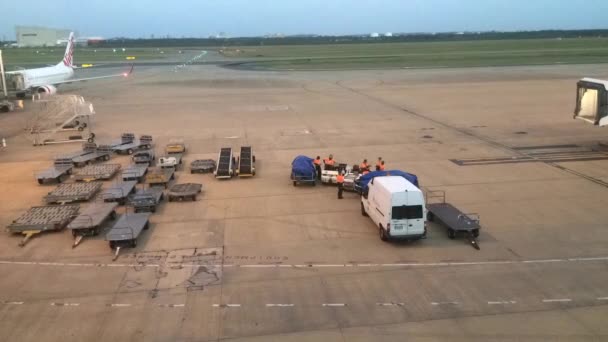 Time lapse of Aeropuerto Internacional de Brisbane Queensland Australia — Vídeos de Stock