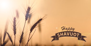 Mutlu Shavuot kartı