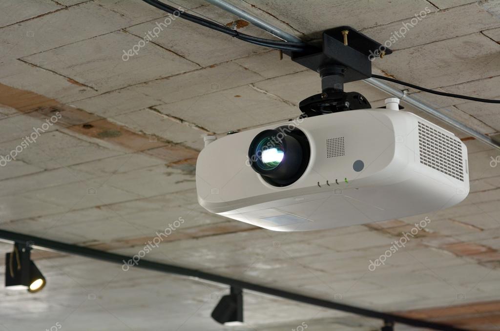 Video Projector On The Ceiling Stock Photo C Lucidwaters