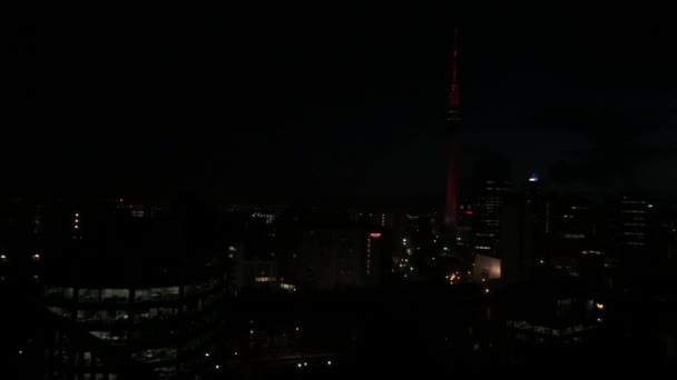 Zeitraffer über Auckland Skyline — Stockvideo