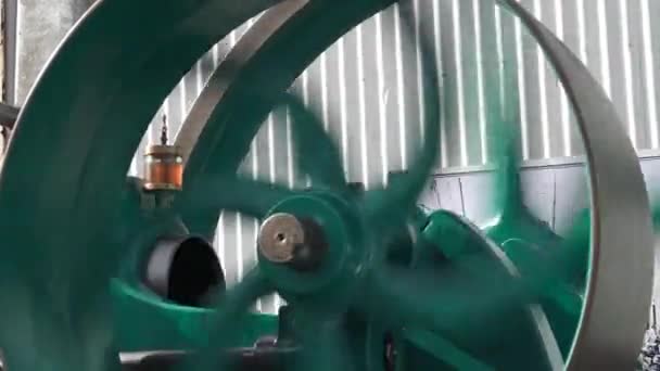 Mechanische Räder in Bewegung — Stockvideo