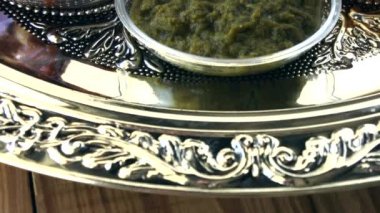Hint yemekleri, ile Sambar ile Channa Masala Dosa