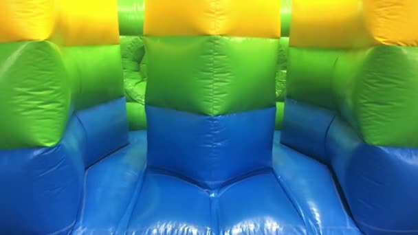 Bouncing castle bakgrund — Stockvideo