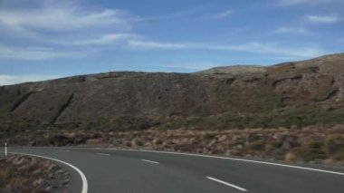 Kar manzara Dağı Ngauruhoe