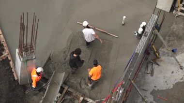 site bina çimento tesviye inşaat site işçileri