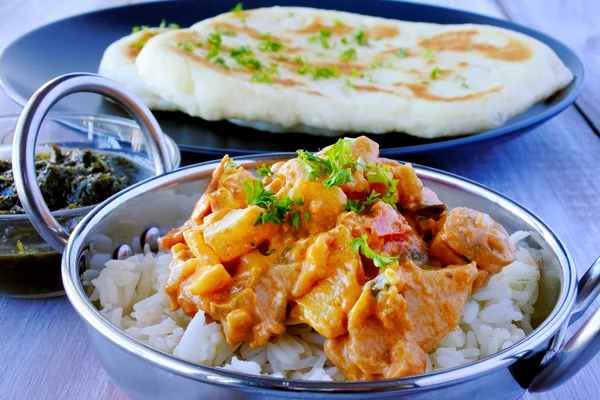 Traditionele Indiase boter kip curry — Stockfoto