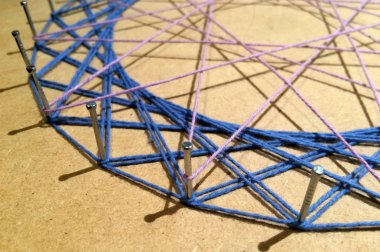 Geometric String Art  clipart