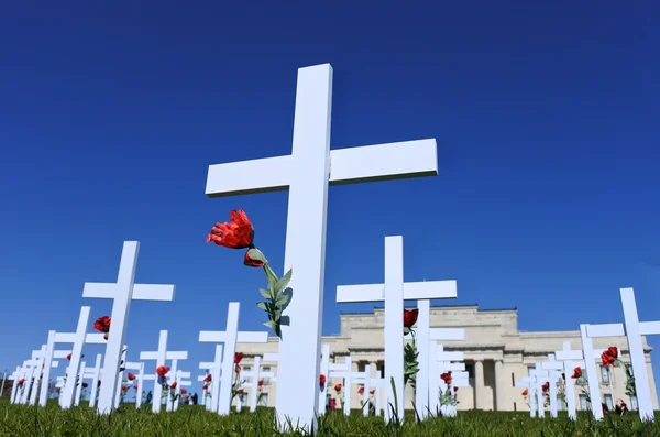 白十字架奥克兰纪念博物馆 — 图库照片
