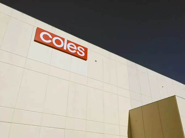 Perth Oct 2020 Coles Supermarket Founded 1914 Collingwood George Coles — Stock Photo, Image
