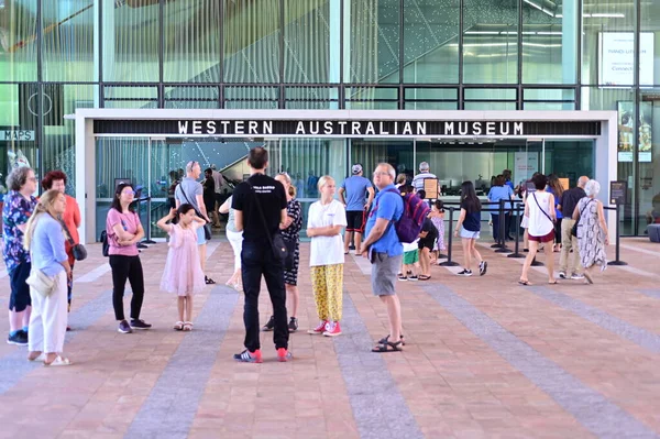 Perth Jan 2021 Visitors Western Australian Museum Museum Has Seven — Stock Photo, Image