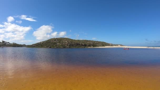 Panoramablick Auf Den Moore River Guilderton Westaustralien — Stockvideo