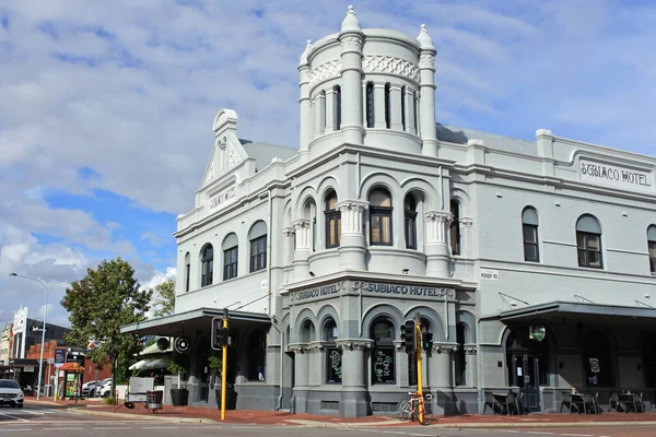 Perth Maj 2021 Exteriör Byggnad Subiaco Hotel Det Ett Historiskt — Stockfoto