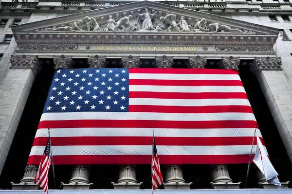 Manhattan Zzú 2009 New York Stock Exchange Financial District Lower — Stock fotografie