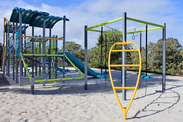 Empty Playground Outdoors Public Park — Stock Photo, Image