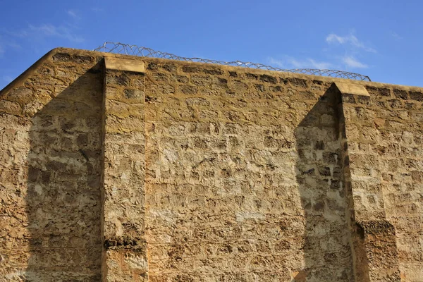 Batı Avustralya Fermental City Deki Fremantle Hapishanesinin Dış Duvarları — Stok fotoğraf