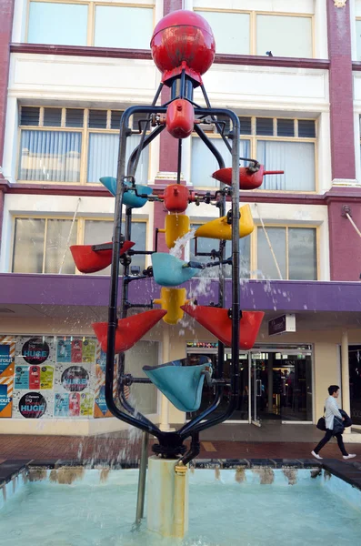 Cuba Street a Wellington Nuova Zelanda — Foto Stock