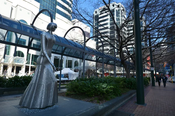 Lambton Quay in Wellington - New Zealand — Stock Photo, Image