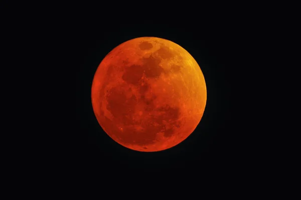 Luna rossa di sangue — Foto Stock