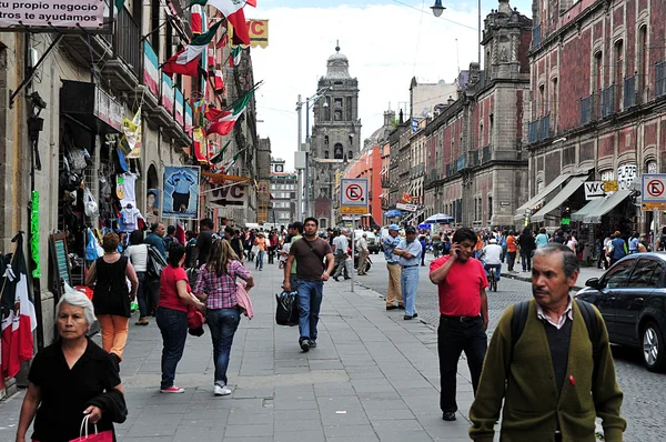 Mexico City utca-és városrészlet — Stock Fotó