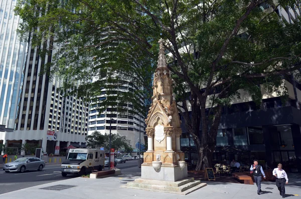 Fonte Memorial Mooney em Brisbane CBD — Fotografia de Stock