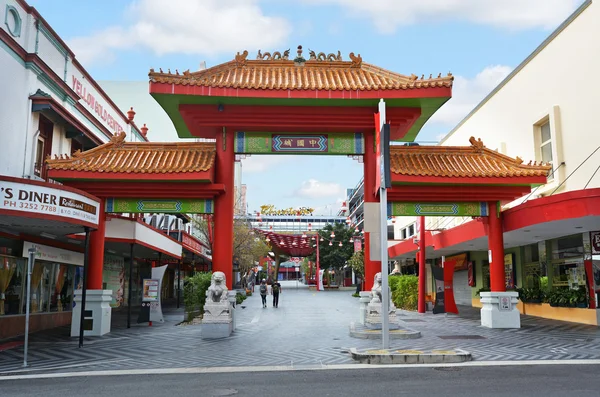 Besökare på Chinatown Brisbane, Queensland Australien — Stockfoto