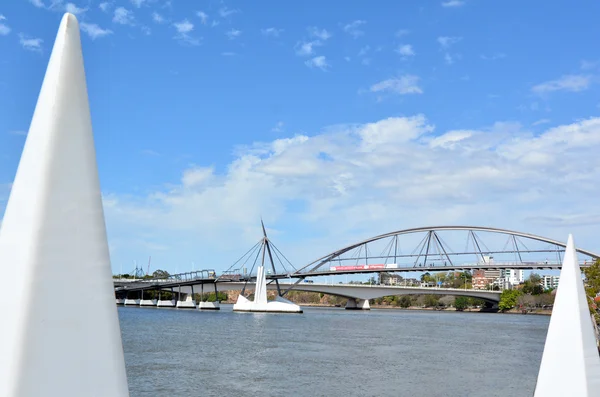 Goodwill Bridge - Brisbane Australien - Stock-foto