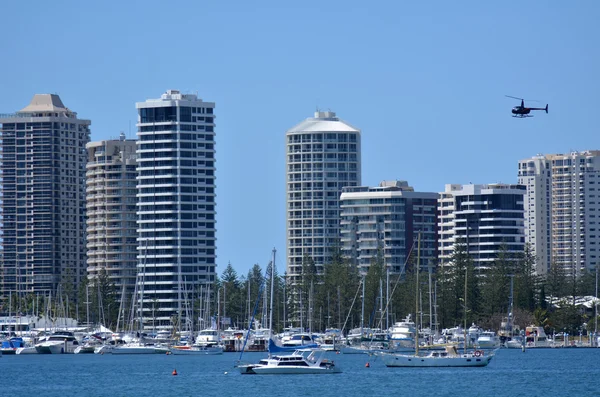 Surfers Paradise manzarası - Gold Coast Queensland Avustralya — Stok fotoğraf