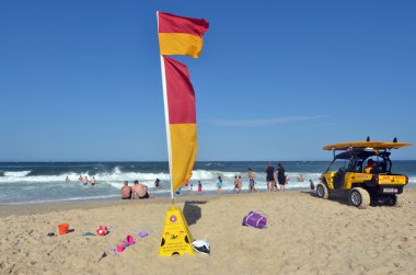 Australian Lifeguards in Gold Coast Queensland Australia clipart