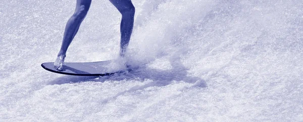 Man ride a surfing board — Stock Photo, Image