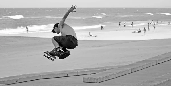 Man Skateboarding Gold Coast Queensland Austrália — Fotografia de Stock