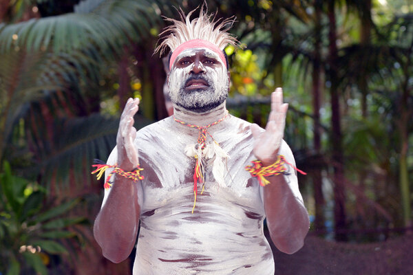 Портрет человека-аборигена Югамбе
