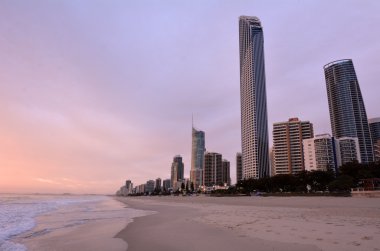 Surfers Paradise manzarası - Queensland Avustralya