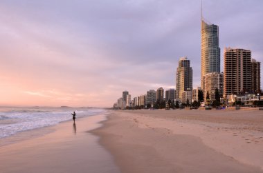 Surfers Paradise manzarası - Queensland Avustralya
