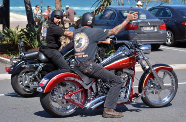 Harley-Davidson Motosiklet City ata binip sokak