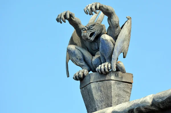 Vue sur le démon Gargoyle — Photo