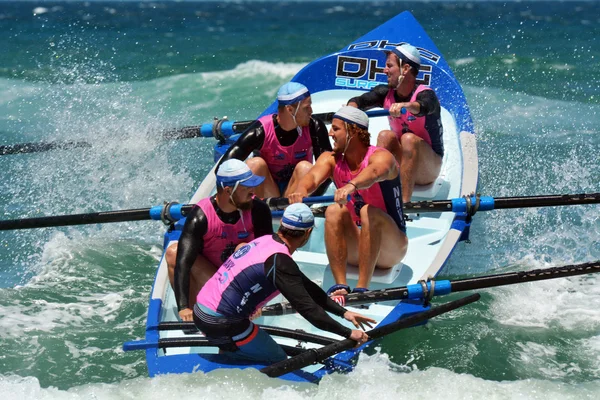 Surf rowers on Gold Coast Queensland Australia — Stock Photo, Image