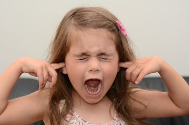 Screaming child clipart