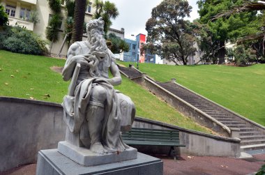Moses heykel Auckland Yeni Zelanda 