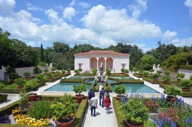İtalyan Rönesans Bahçe Hamilton Gardens - Yeni Zelanda