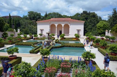İtalyan Rönesans Bahçe Hamilton Gardens - Yeni Zelanda