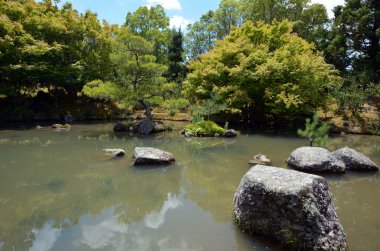 Japon Bahçe'nın Gölü Hamilton Gardens - Yeni Zelanda