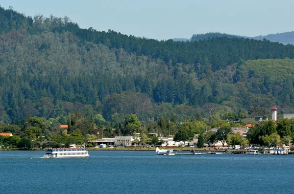 Rotorua waterfront - Nowa Zelandia — Zdjęcie stockowe