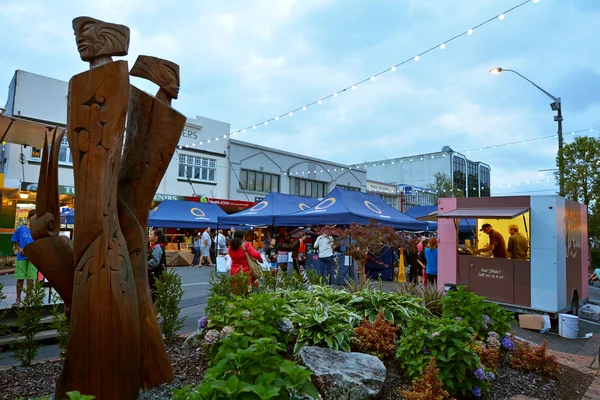 Rotorua Night market - New Zealand — Stock Photo, Image