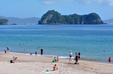 Hahei beach - Yeni Zelanda