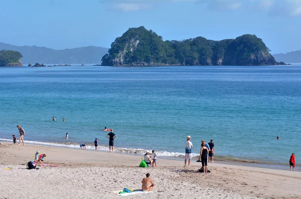 Hahei strand - Nieuw-Zeeland — Stockfoto